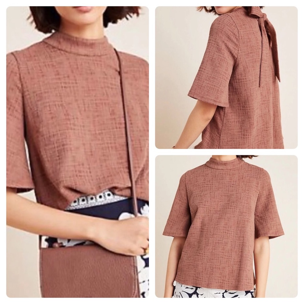 Anthropologie Current Air Bette Tie Top SP NWT - Picture 3 of 8